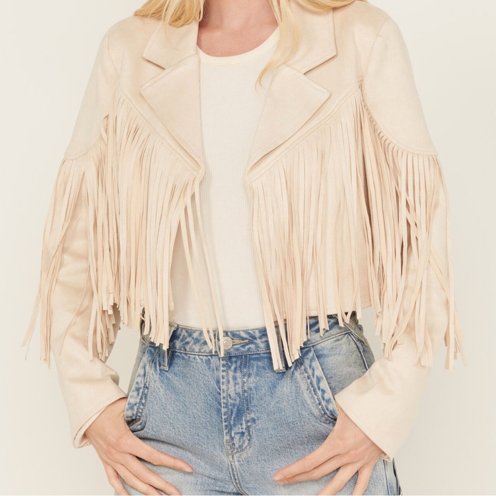 Saints and Hearts Fringe Jacket, new with tags